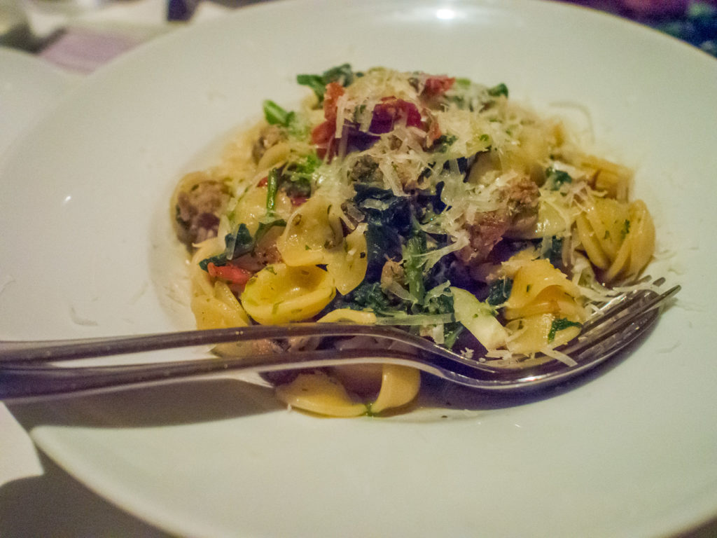 Aroma Osteria Restaurant Orecchiette Rustiche